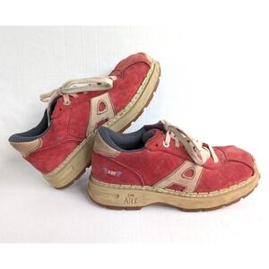 The Art Company Shoes Mens 8 Vintage Y2K Double Air System Red Leather Libertad